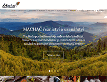 Tablet Screenshot of machac.eu